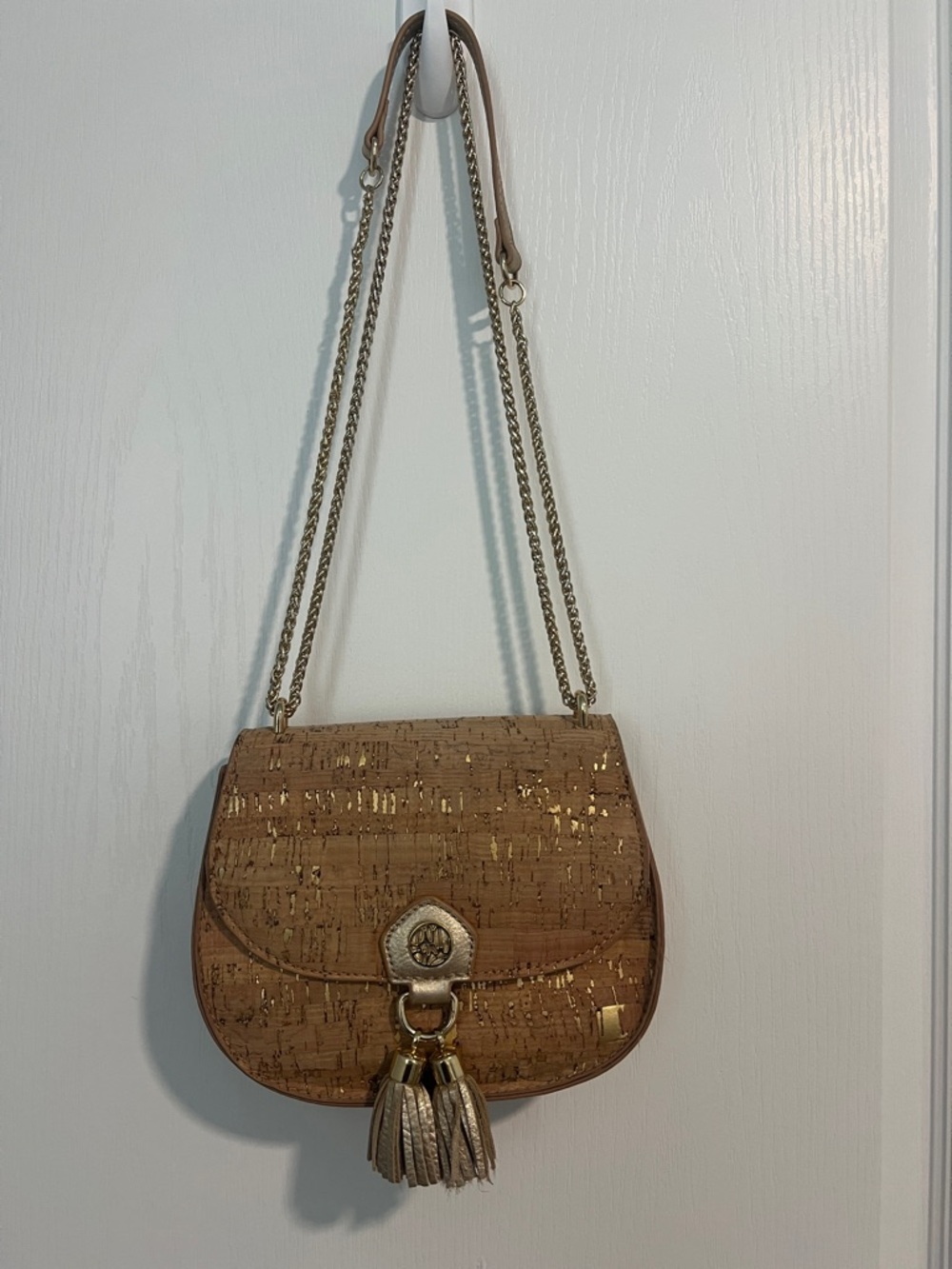 Lilly Pulitzer Sirena Cork Crossbody Bag Natural
